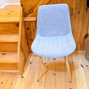 Modern Light Gray Upholstered Chair